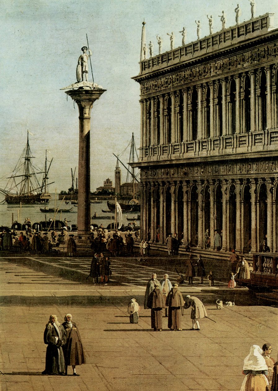 La Piazzetta (détail) (Galleria Nazionale d