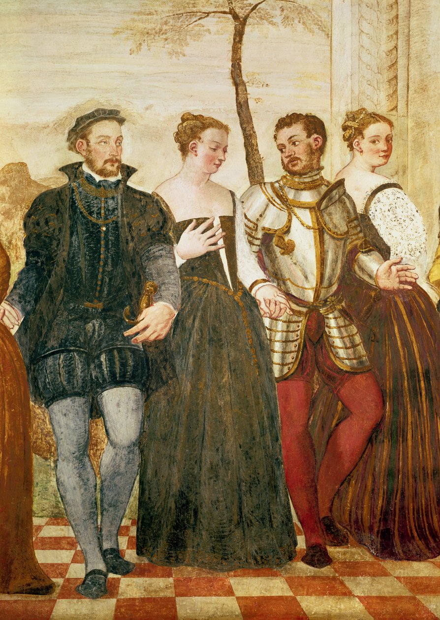 Invitation à la danse (détail) - Giovanni Antonio Fasolo