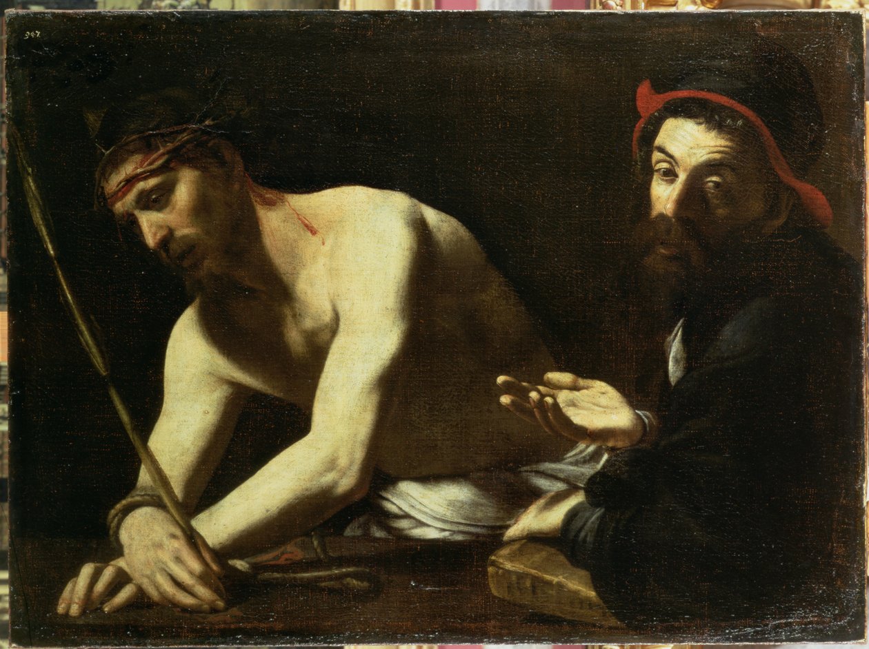 Christ devant Caïphe, vers 1615 - Giovanni Battista Caracciolo
