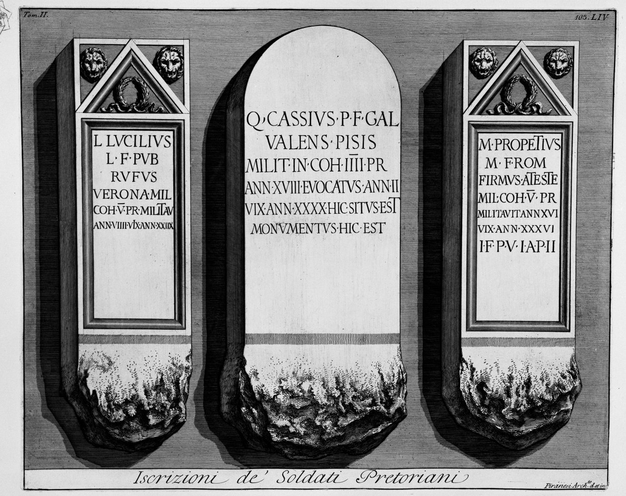 à gauche - Giovanni Battista Piranesi