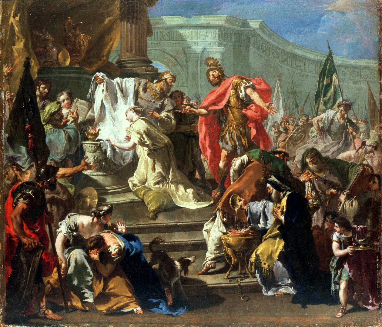 Le Sacrifice de la Fille de Jephté - Giovanni Battista Pittoni