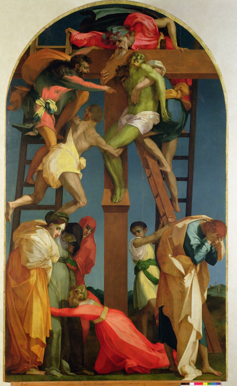 La Descente de Croix, 1521 - Giovanni Battista Rosso Fiorentino