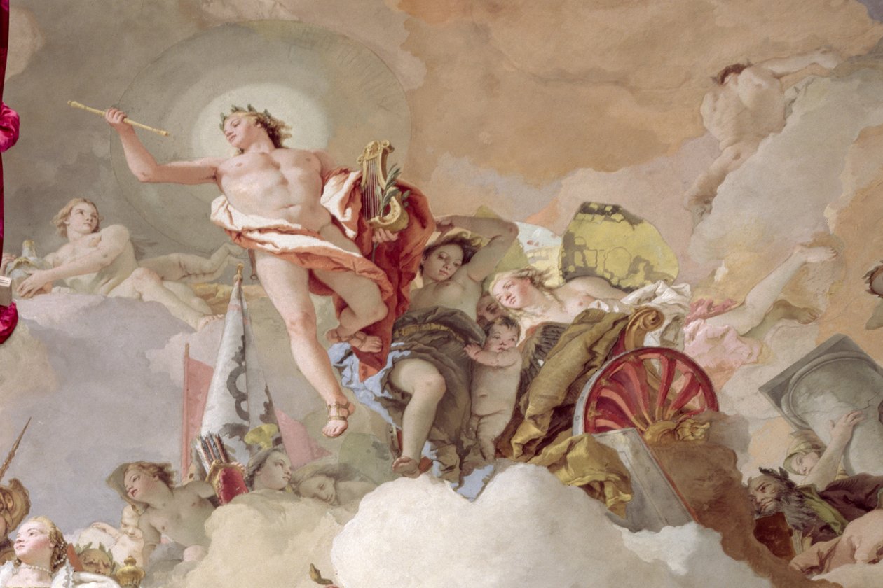 Apothéose de la monarchie espagnole (détail) - Giovanni Battista Tiepolo