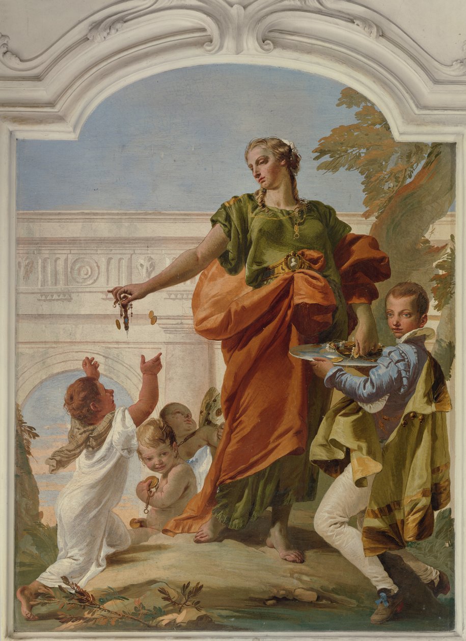 Charité distribuant des aumônes - Giovanni Battista Tiepolo