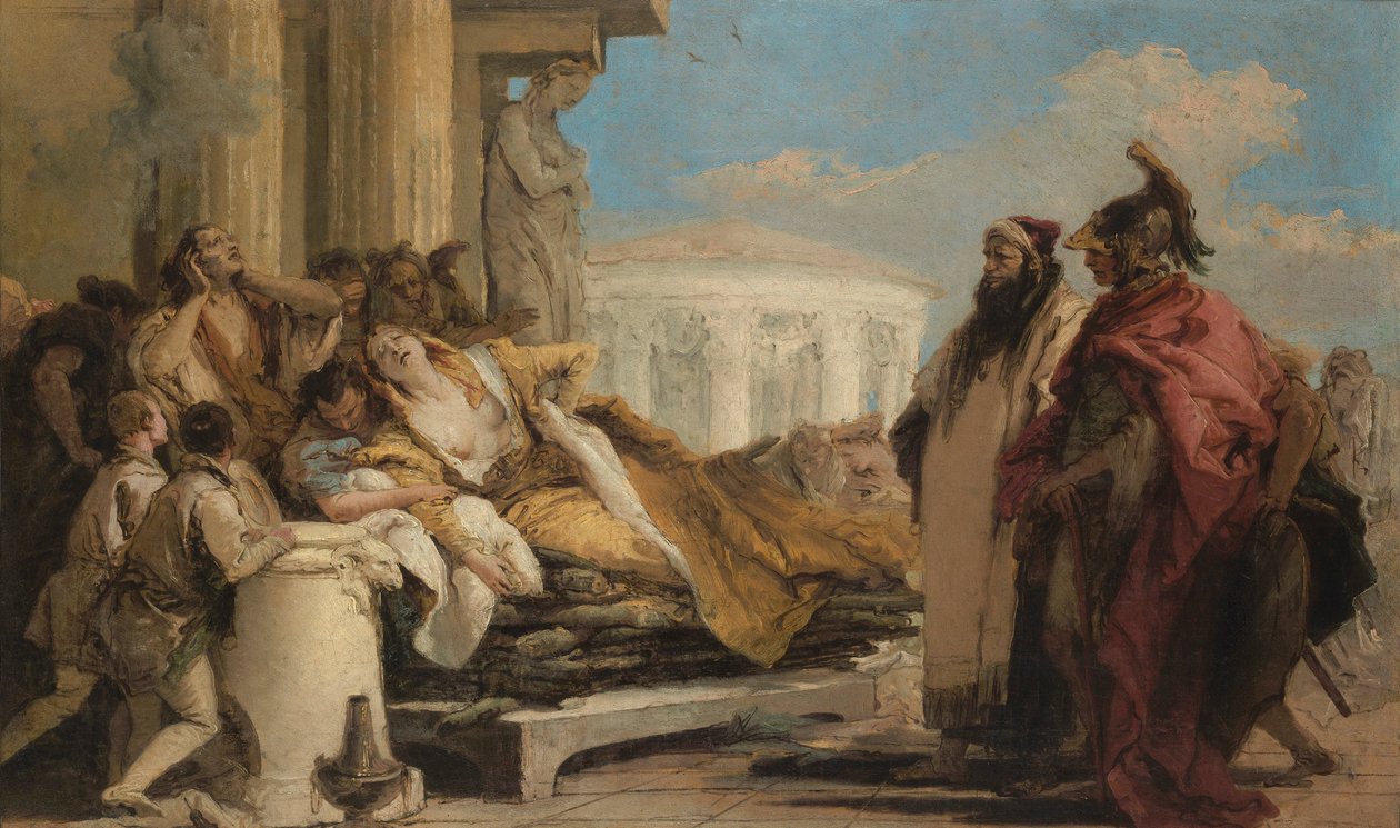 La mort de Didon - Giovanni Battista Tiepolo