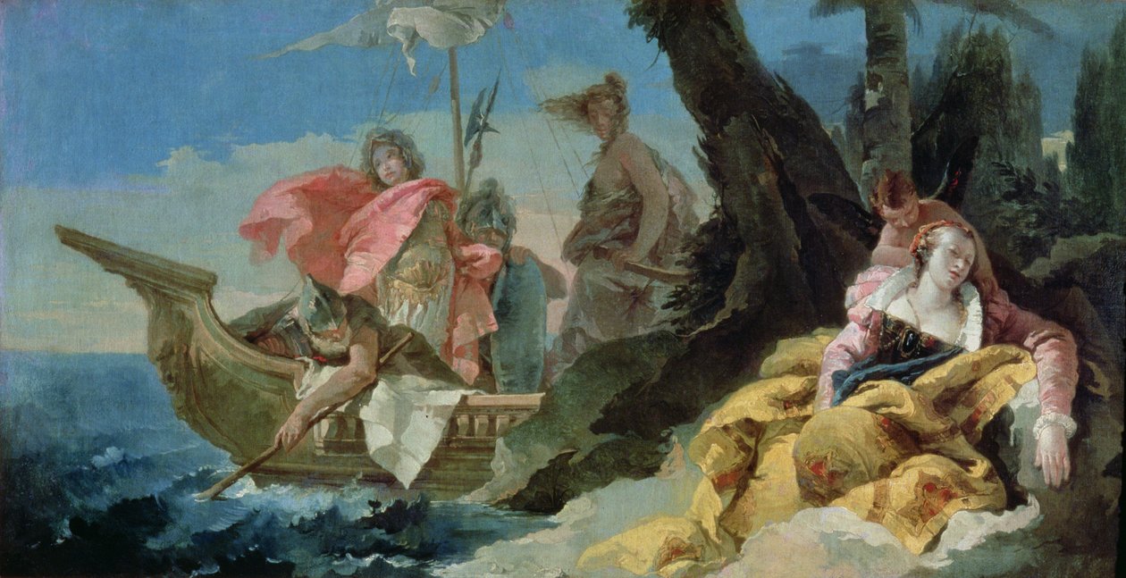 Rinaldo abandonne Armida - Giovanni Battista Tiepolo