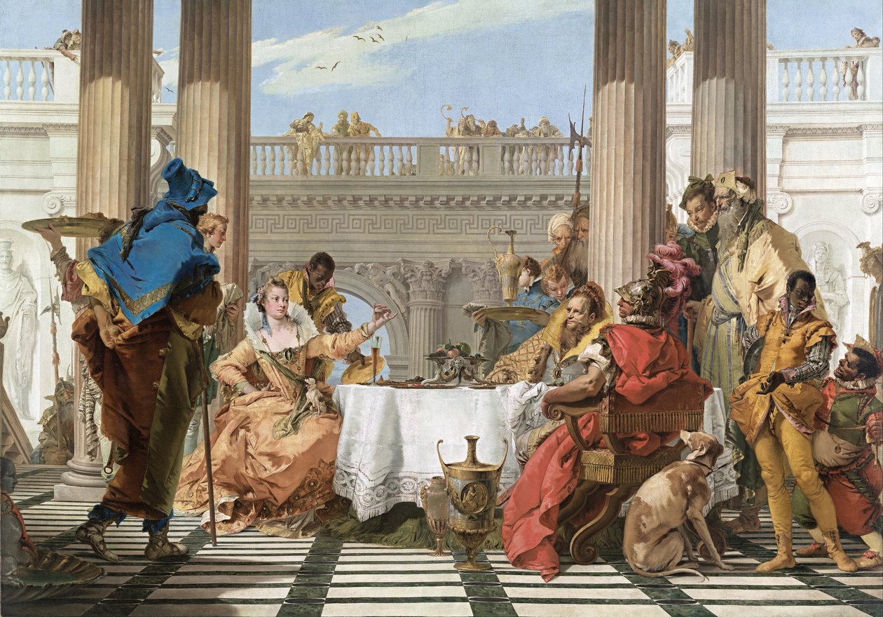 Le Banquet de Cléopâtre - Giovanni Battista Tiepolo