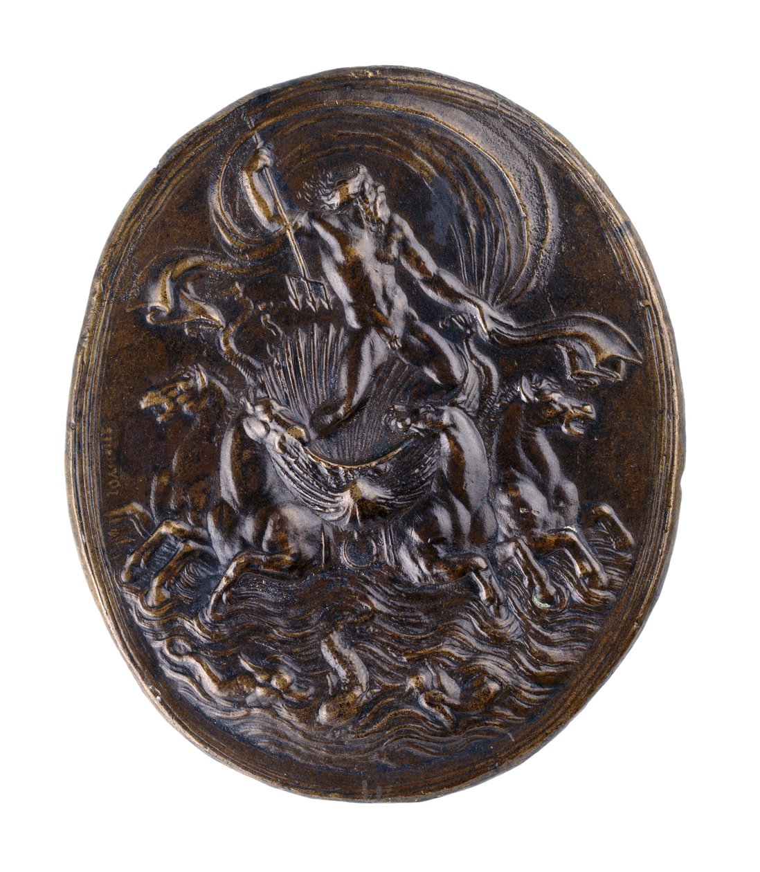 Neptune dans son char (Quos Ego), c.1530-1540 - Giovanni Bernardi