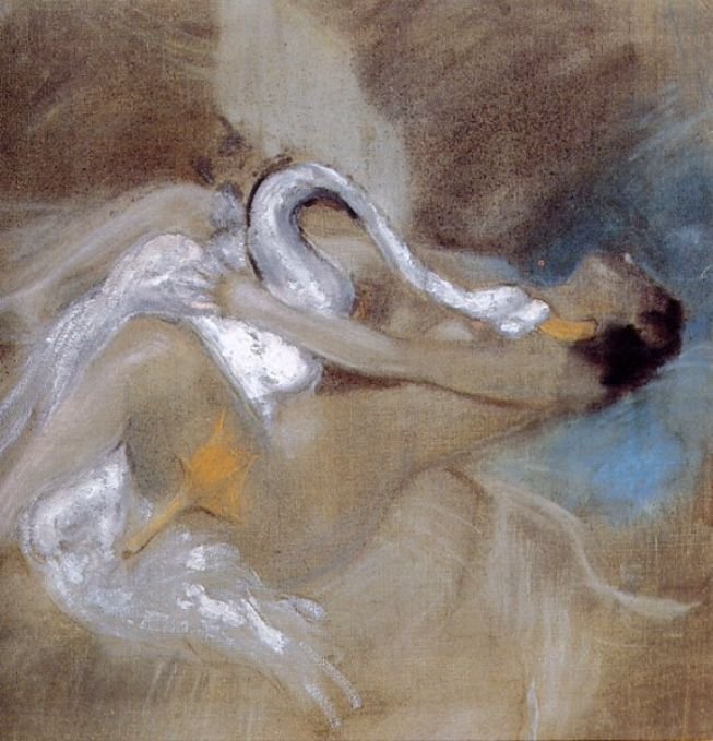 Léda avec cygne - Giovanni Boldini