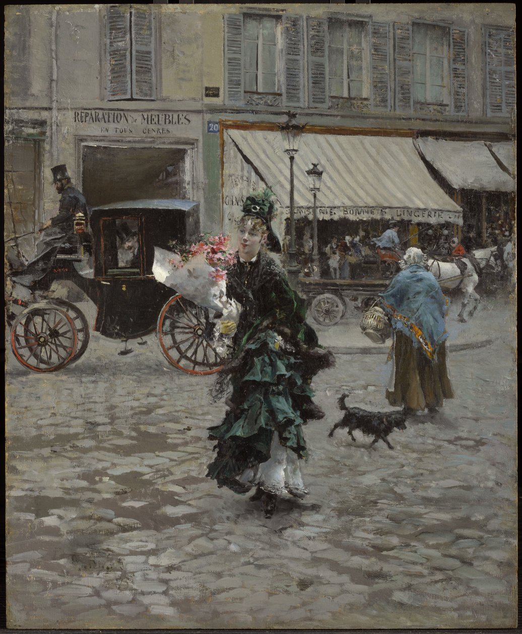 Traverser la rue - Giovanni Boldini