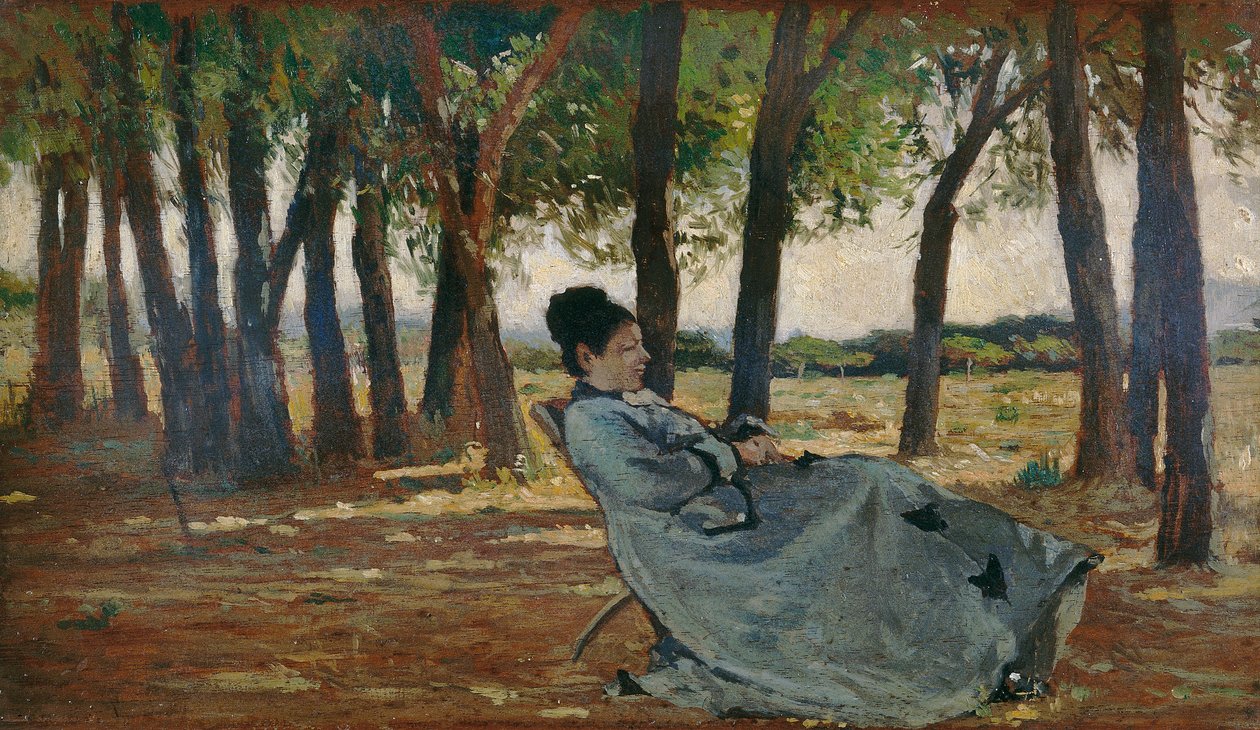 Signora Martelli à Castiglioncello, vers 1867 - Giovanni Fattori