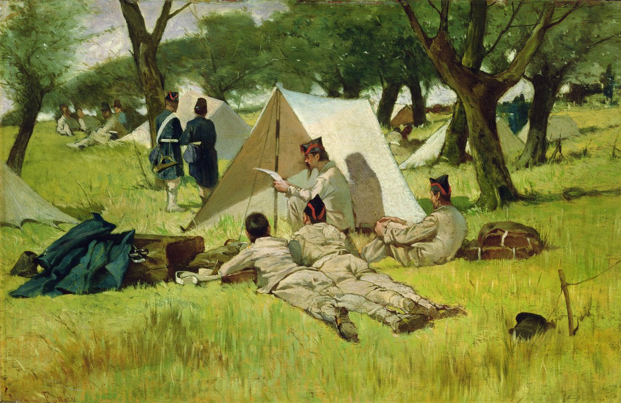 Le camp - Giovanni Fattori