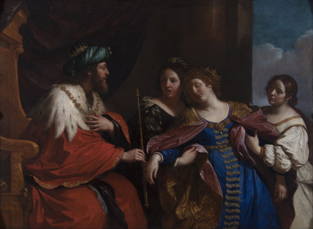 Esther devant Assuérus - Giovanni Francesco Barbieri
