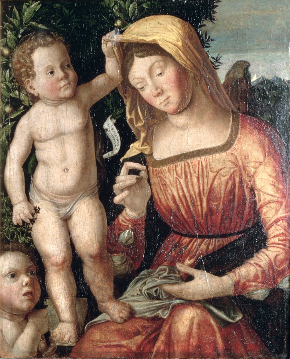 Madone cousant - Giovanni Francesco Caroto