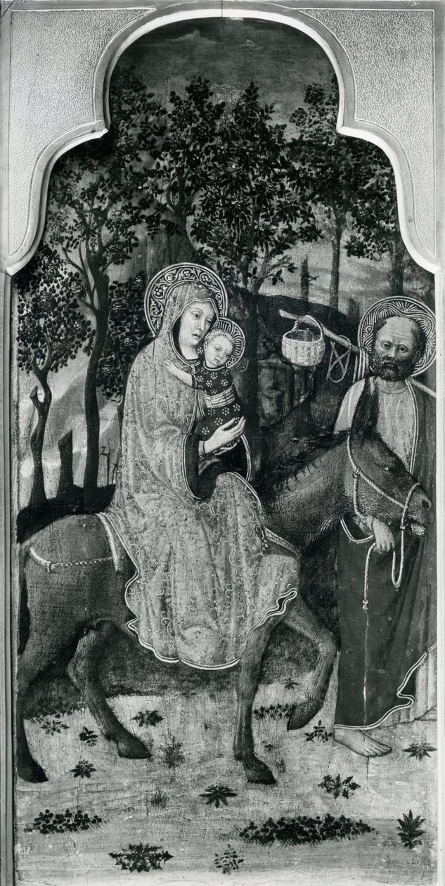 Cycle de la vie de la Vierge, Fuite en Égypte, c.1445 - Giovanni Francesco da Rimini