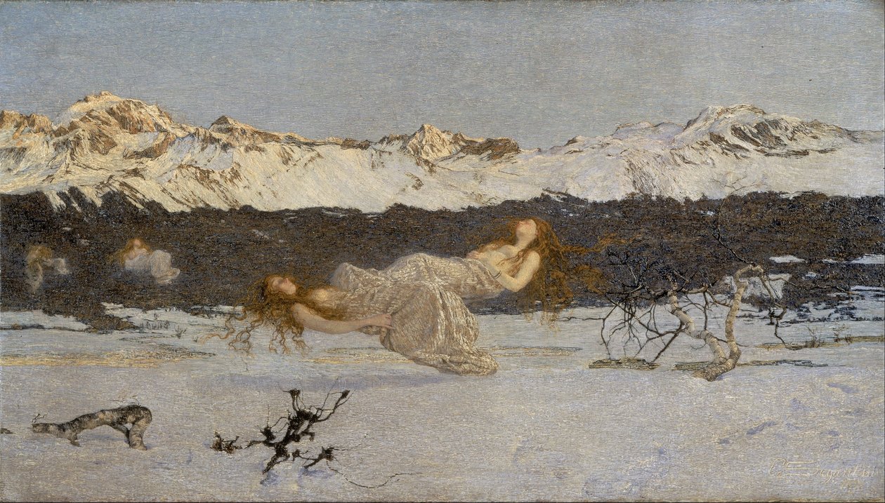La Punition de la luxure - Giovanni Segantini