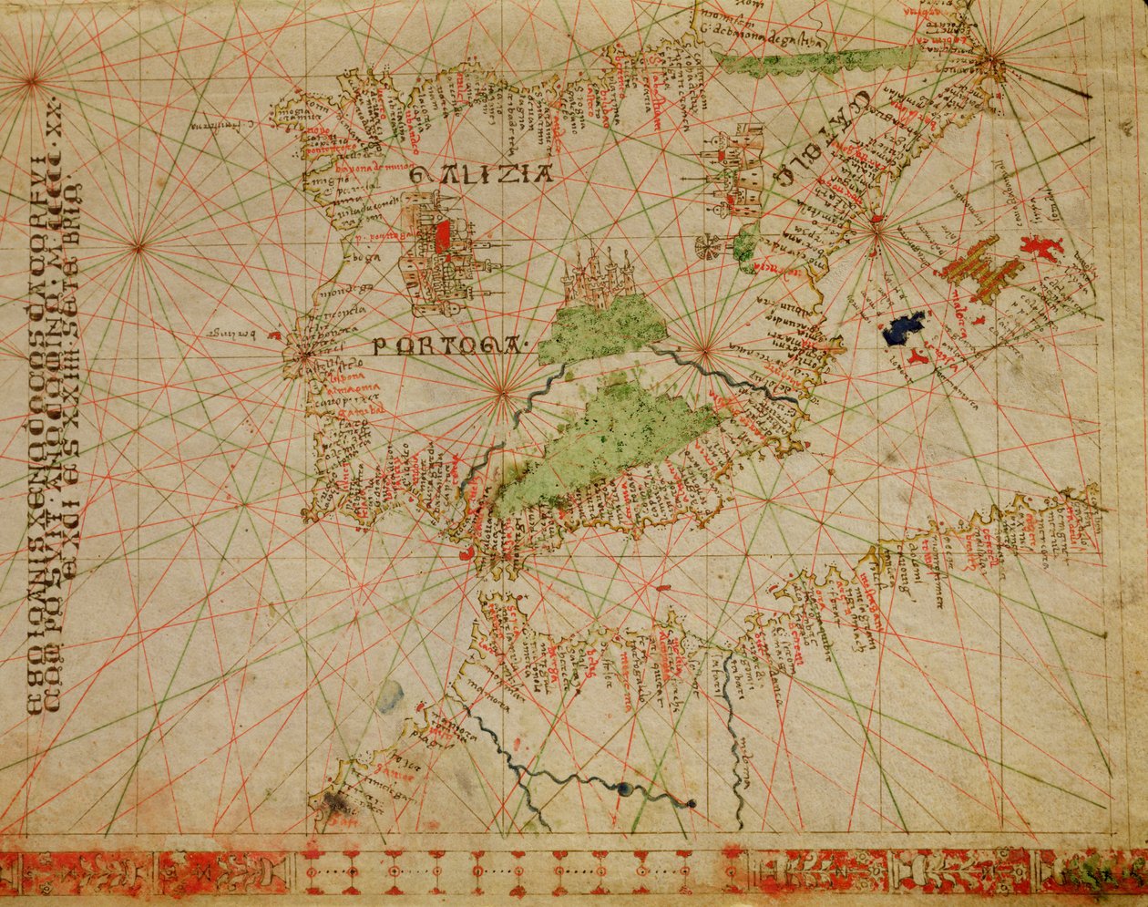 La péninsule ibérique et la côte nord de l