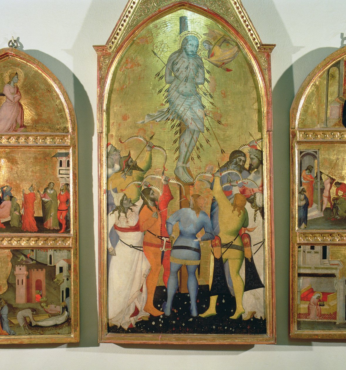 Le Martyre de Saint Sébastien (détail) - Giovanni di Niccolo del Biondo
