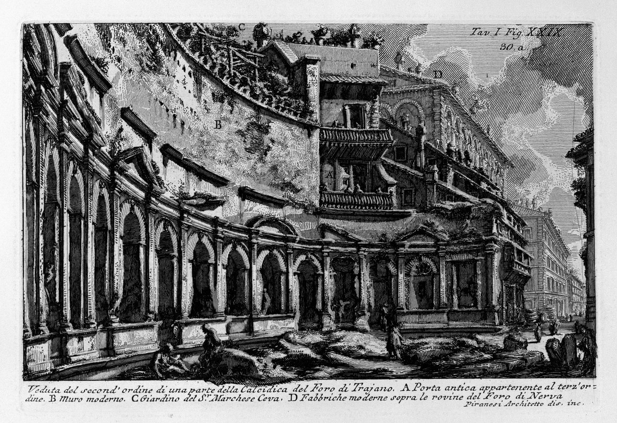Marché de Trajan - Giovanni Battista Piranesi
