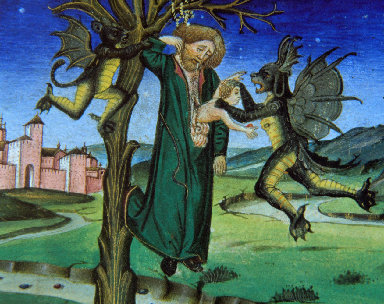 Judas pendu, Bible Nouveau Testament - Giovanni Ambrogio de Predis