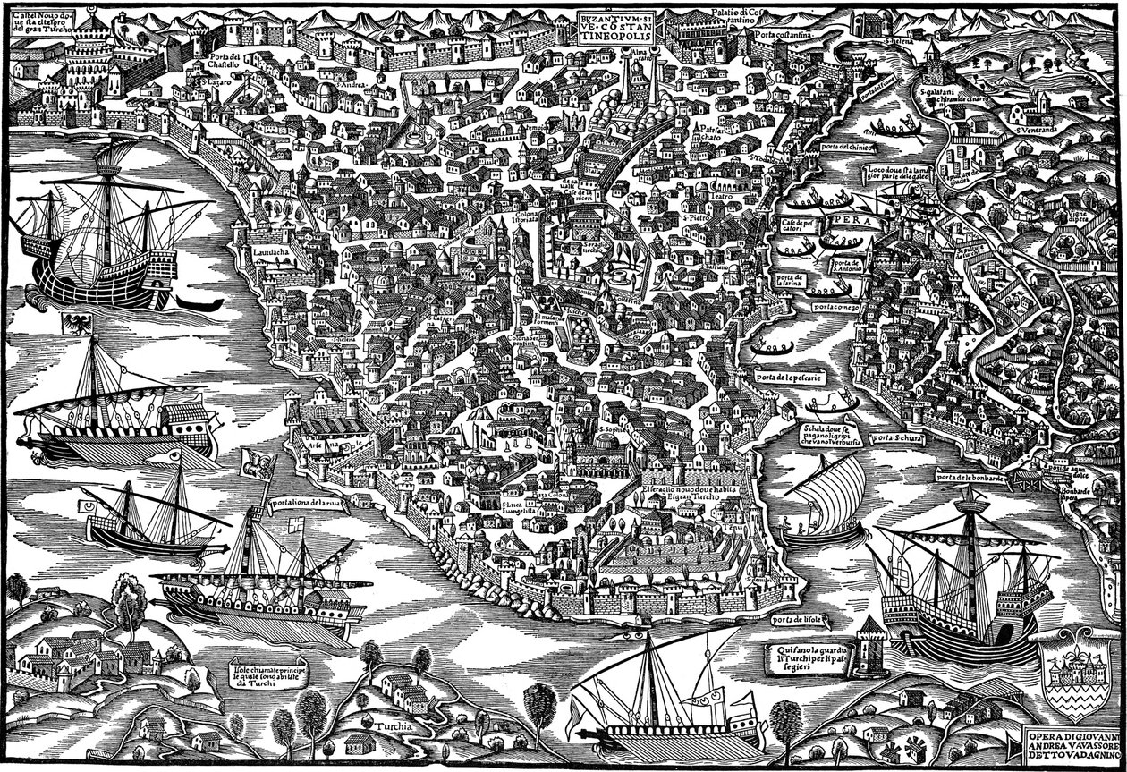 Constantinople - Giovanni Andrea Vavassori