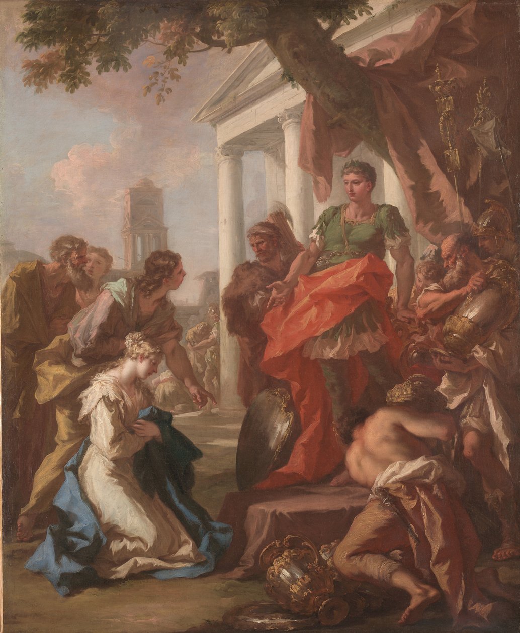 La Continence de Scipion, vers 1710 - Giovanni Antonio Pellegrini