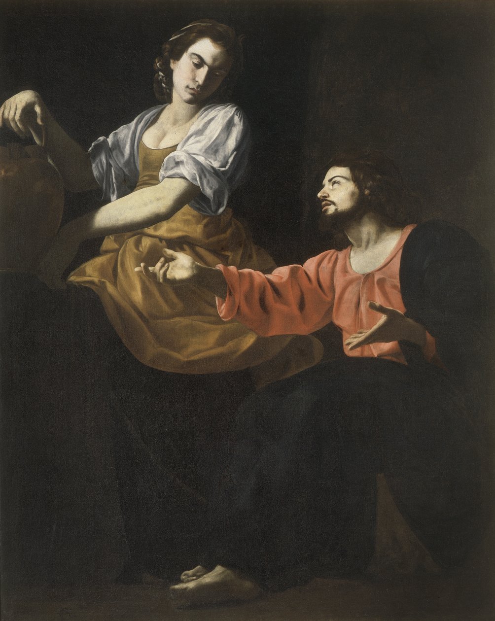 Le Samaritain au puits - Giovanni Battista Caracciolo