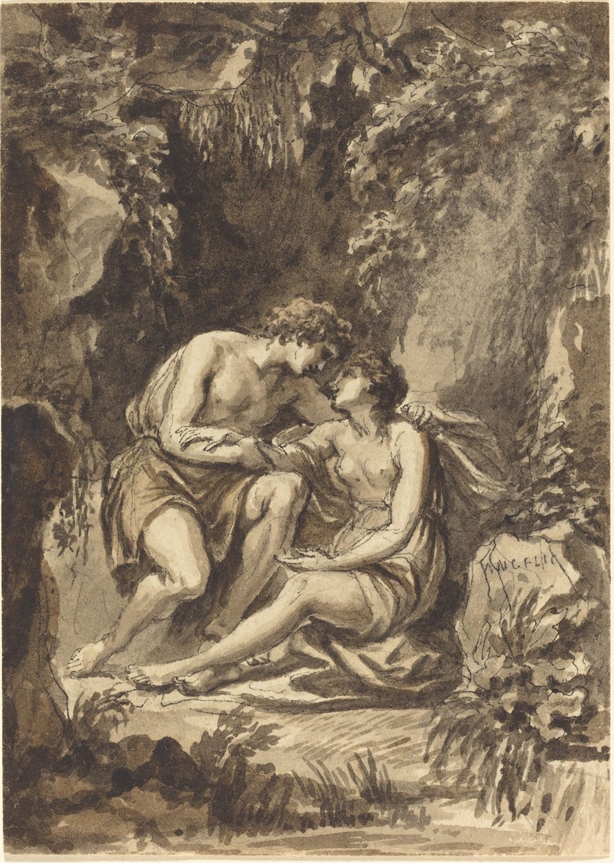 Angélique et Médor - Giovanni Battista Cipriani
