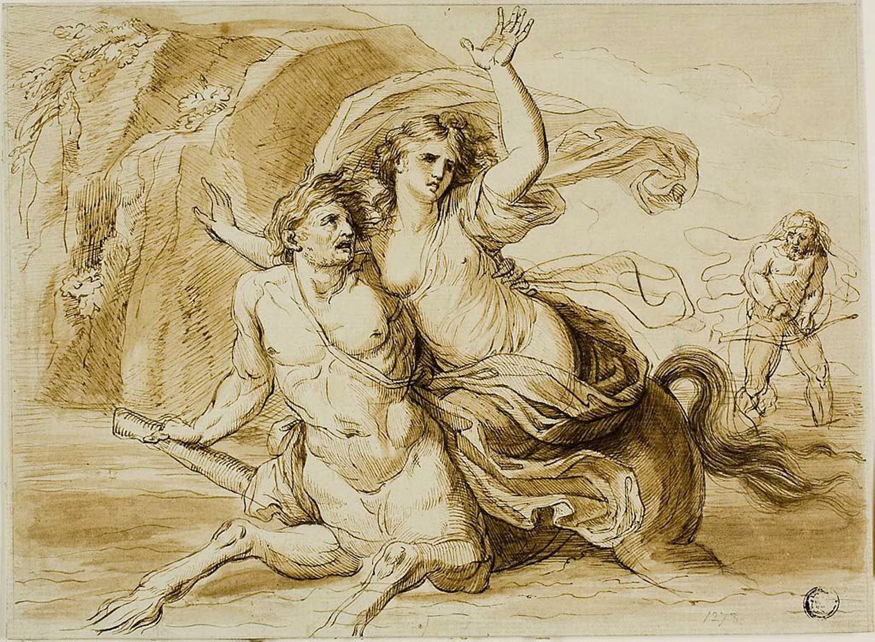 Le Viol de Déjanire - Giovanni Battista Cipriani