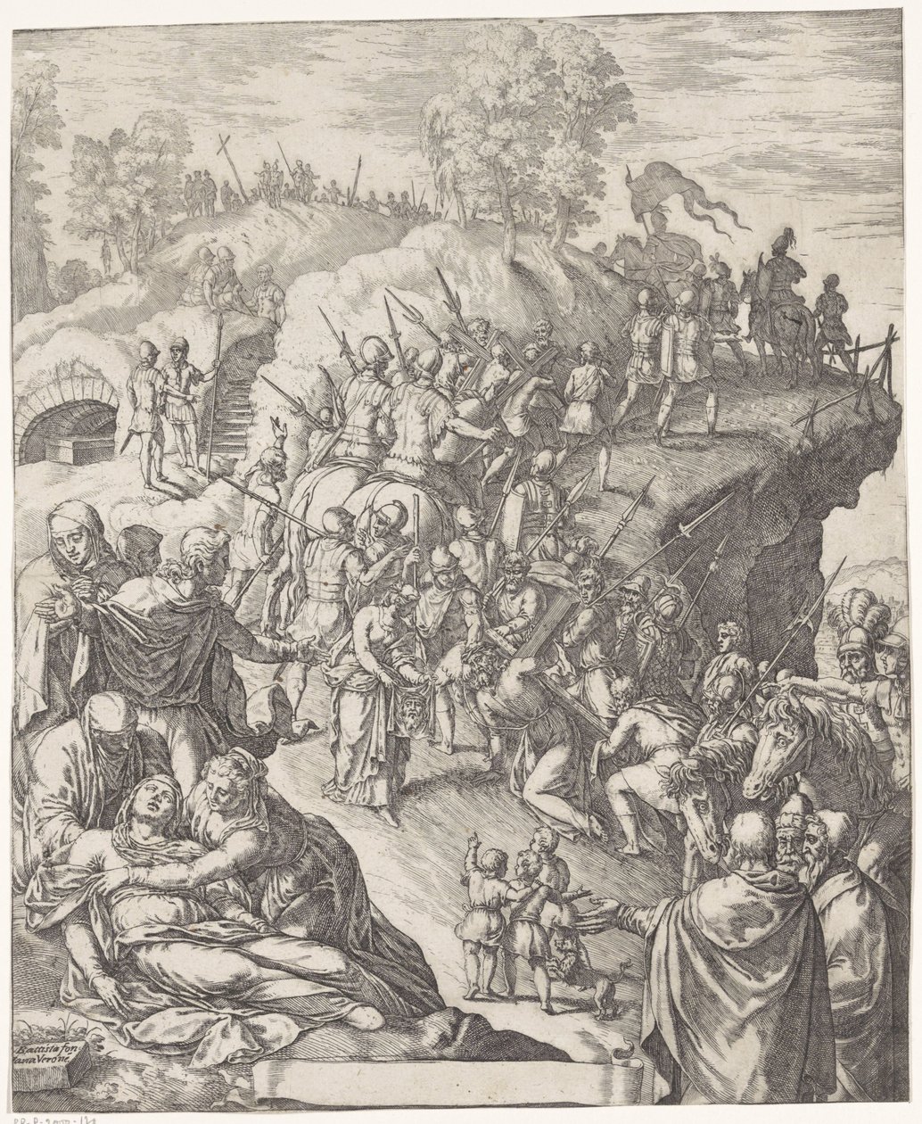 Le portement de croix - Giovanni Battista Fontana