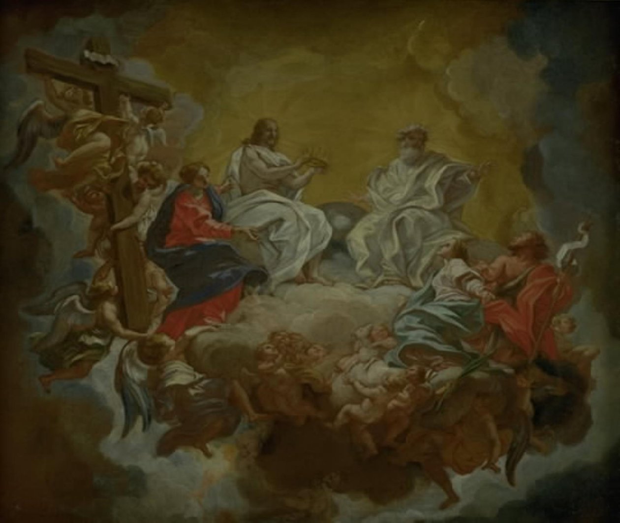 Sainte Agnès en gloire - Giovanni Battista Gaulli