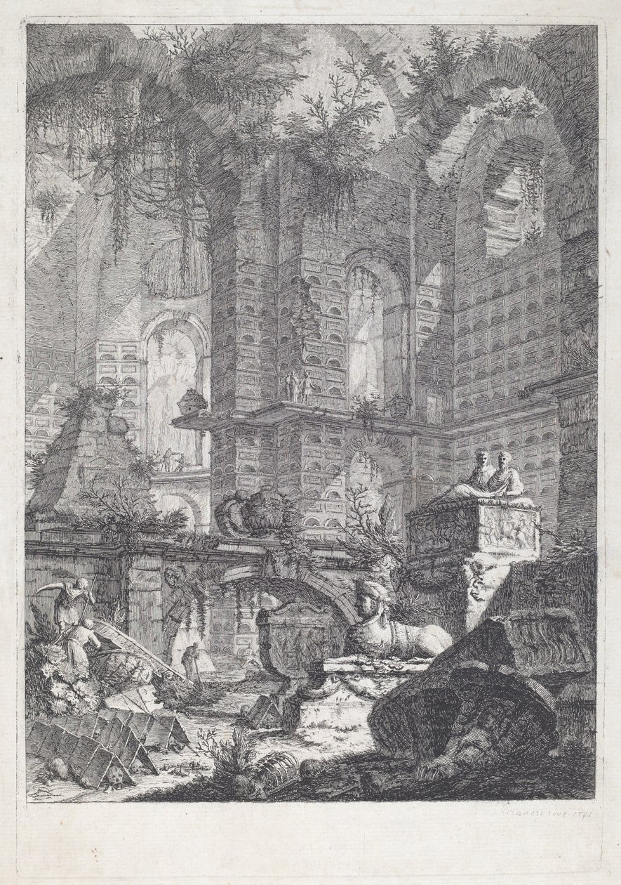 Chambre sépulcrale - Giovanni Battista Piranesi