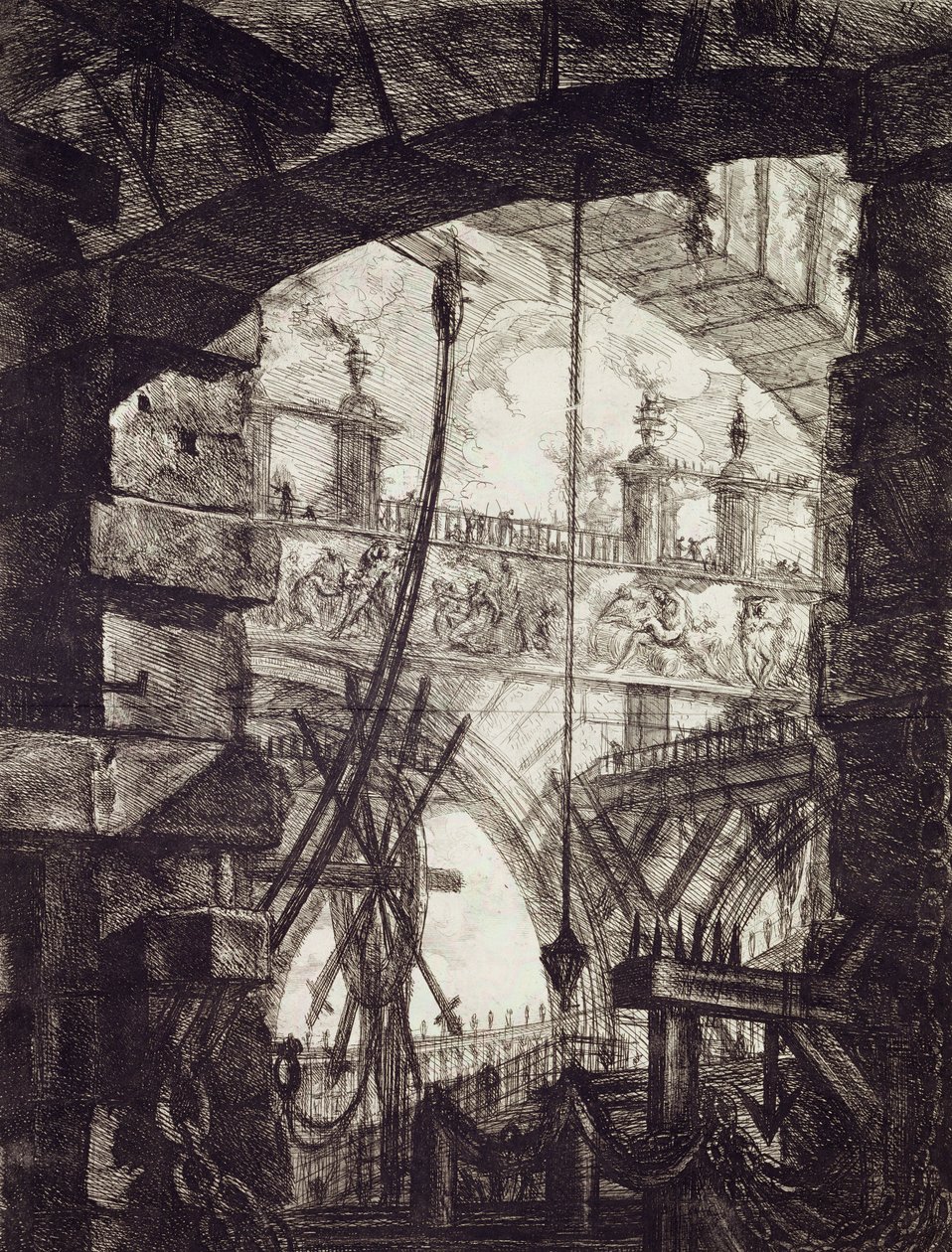 Carceri IV, 1760 - Giovanni Battista Piranesi