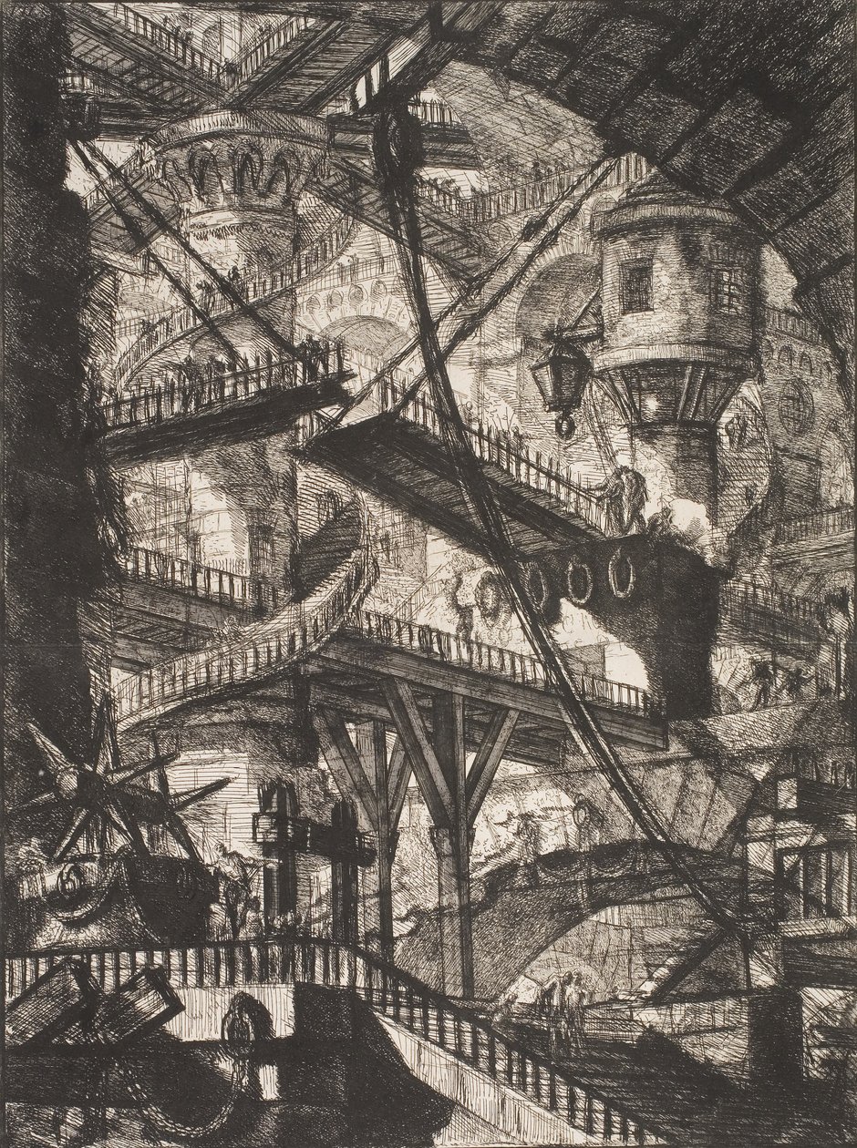 Le pont-levis - Giovanni Battista Piranesi