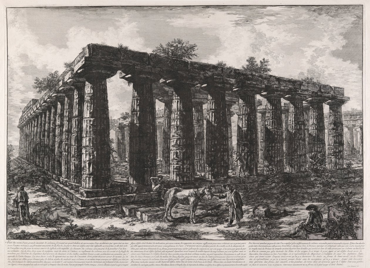 Vue des restes d - Giovanni Battista Piranesi