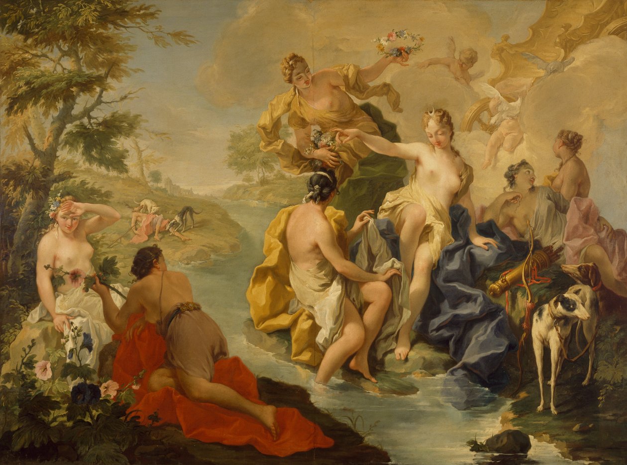 Diane et Actéon - Giovanni Battista Pittoni