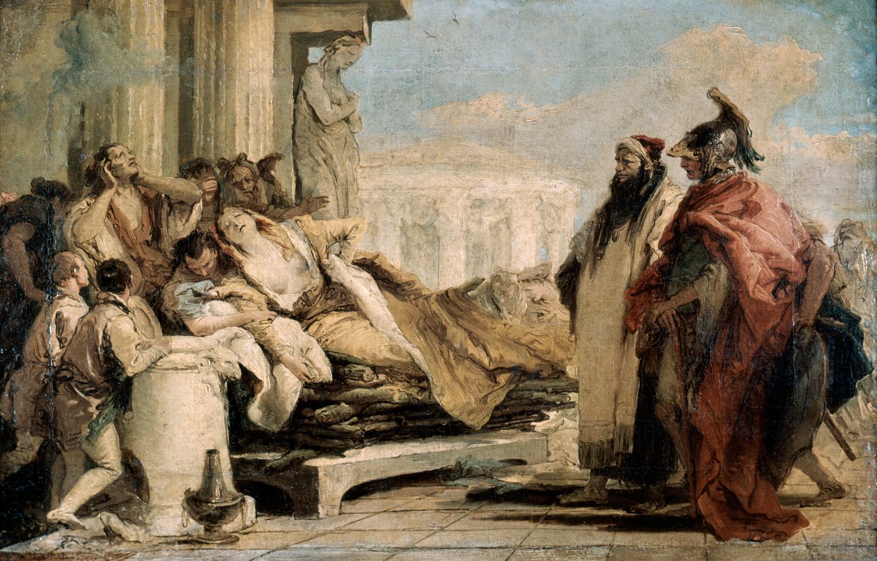 Mort de la Didon, 1757 - Giovanni Battista Tiepolo