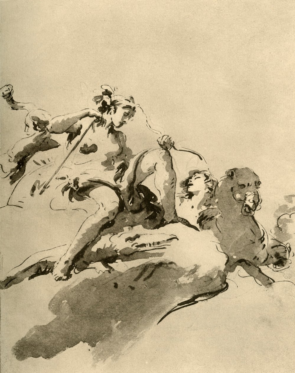 Diane - Giovanni Battista Tiepolo