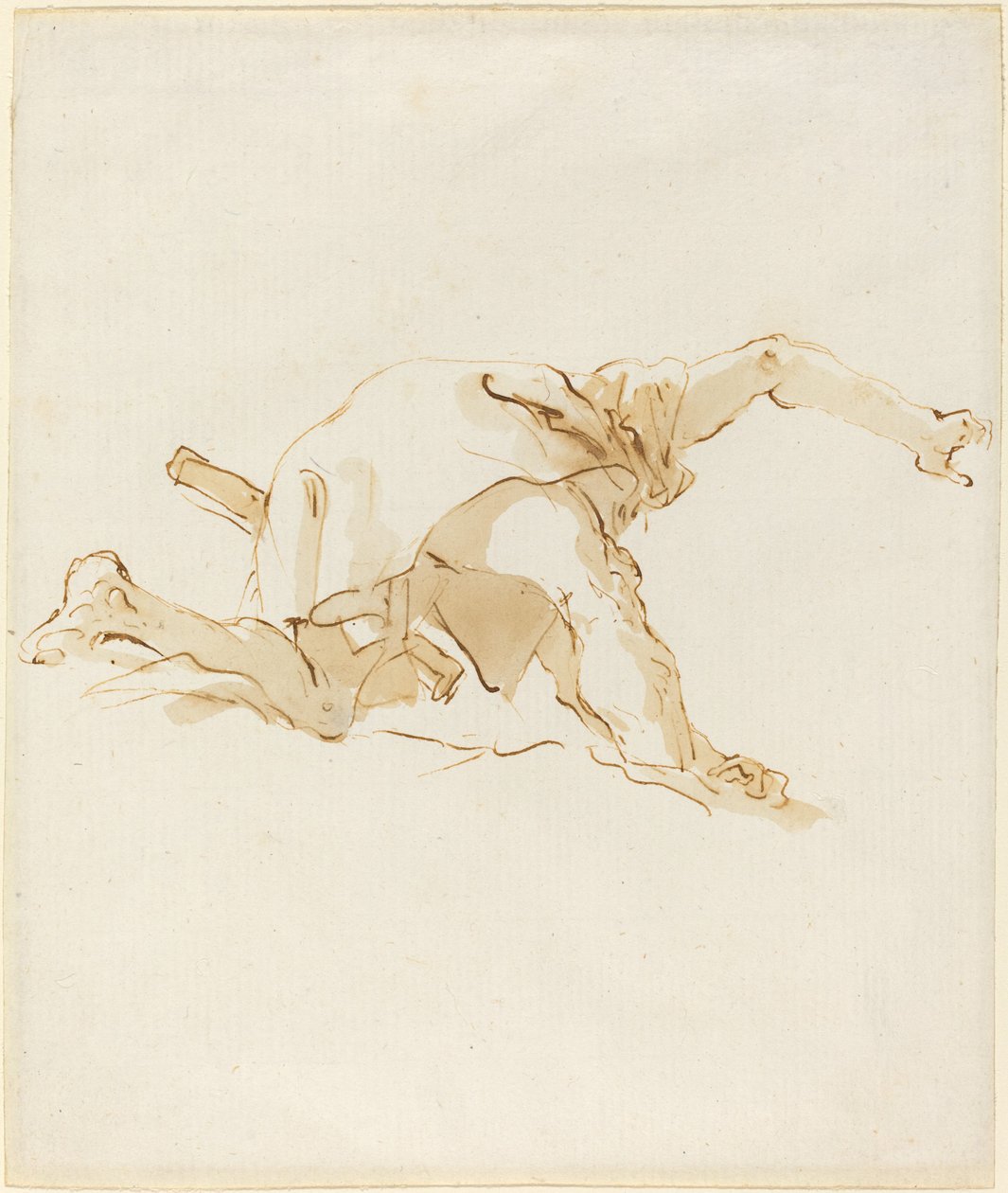 Figure sur un nuage - Giovanni Battista Tiepolo