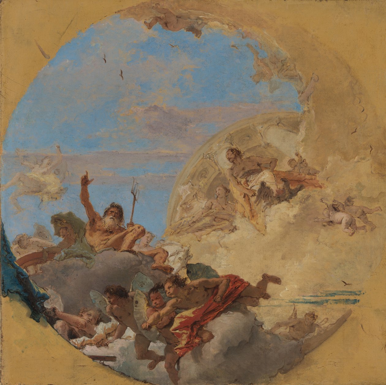Neptune et les Vents - Giovanni Battista Tiepolo