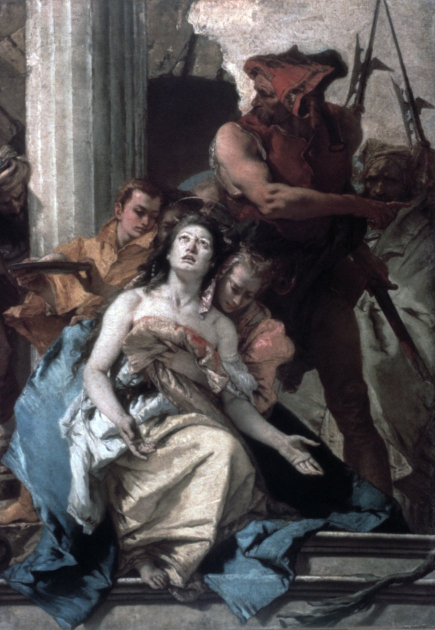 Le Martyre de Sainte Agathe, vers 1756 - Giovanni Battista Tiepolo
