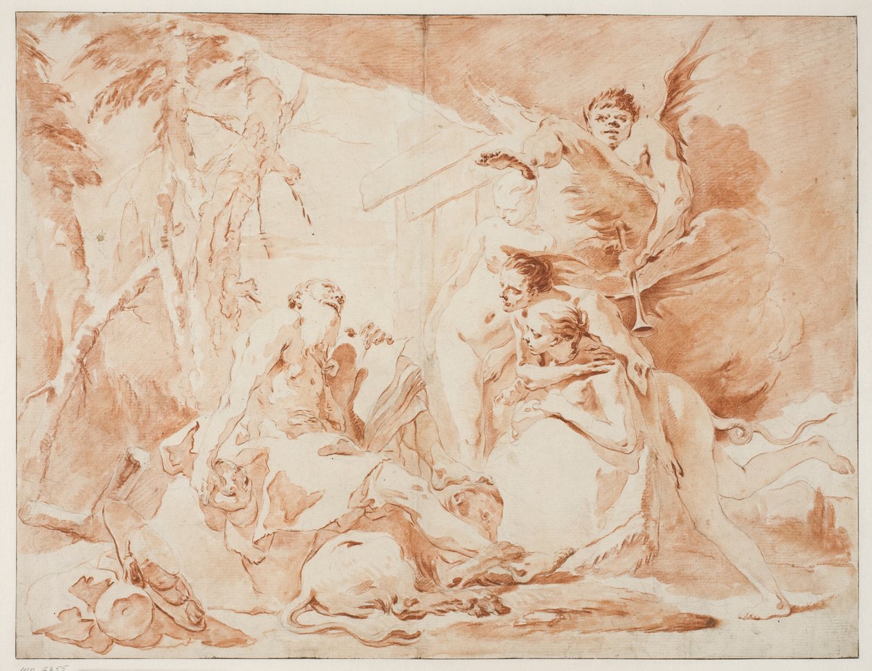 Les tentations de Saint Jérôme - Giovanni Battista Tiepolo
