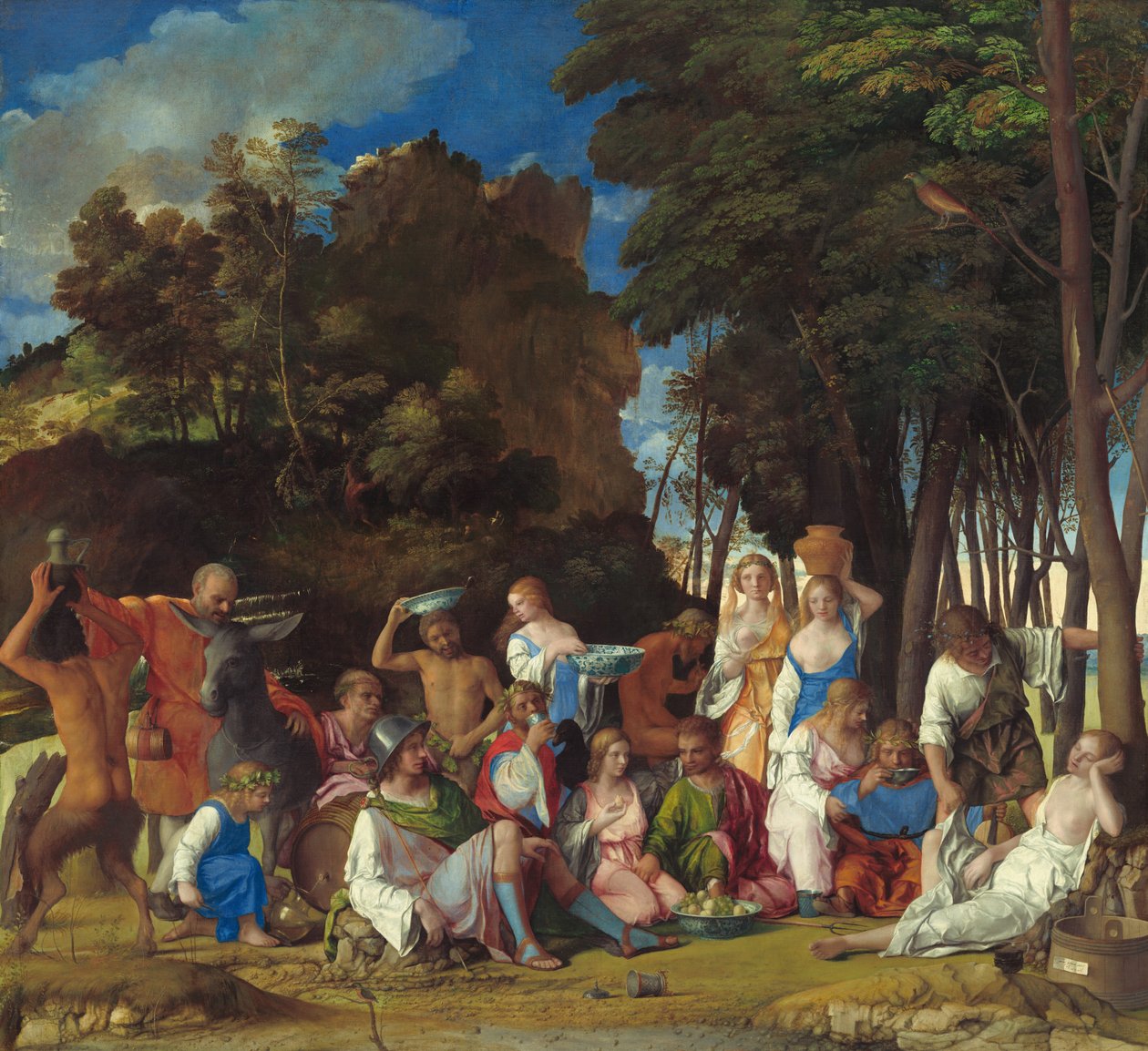 Le Festin des dieux - Giovanni Bellini and Titian
