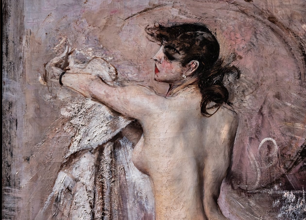 Après le bain (détail) - Giovanni Boldini