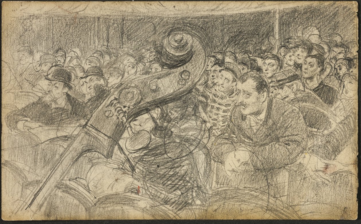 Public à un théâtre parisien II - Giovanni Boldini