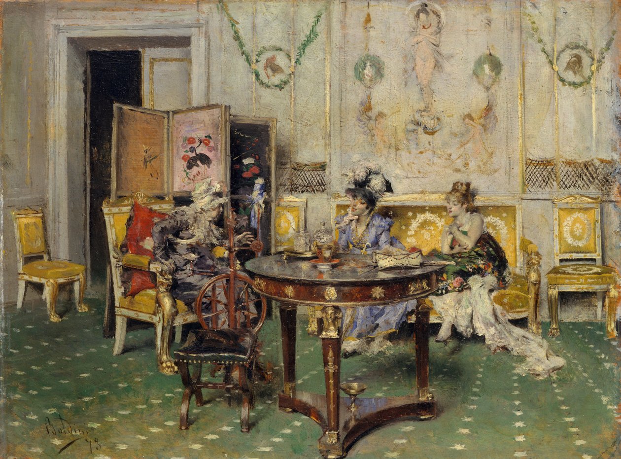 Commérages, 1873 - Giovanni Boldini