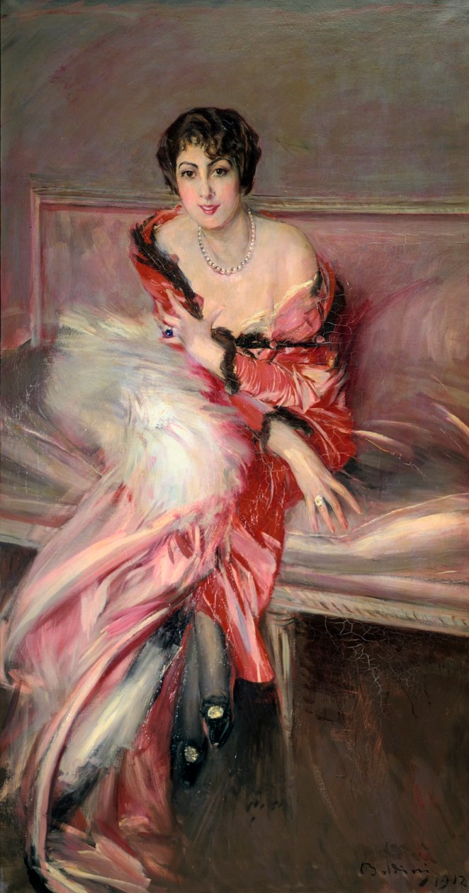 Madame Juillard en rouge, 1912 - Giovanni Boldini