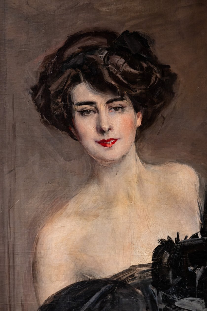 Mademoiselle de Nemidofft (détail) - Giovanni Boldini