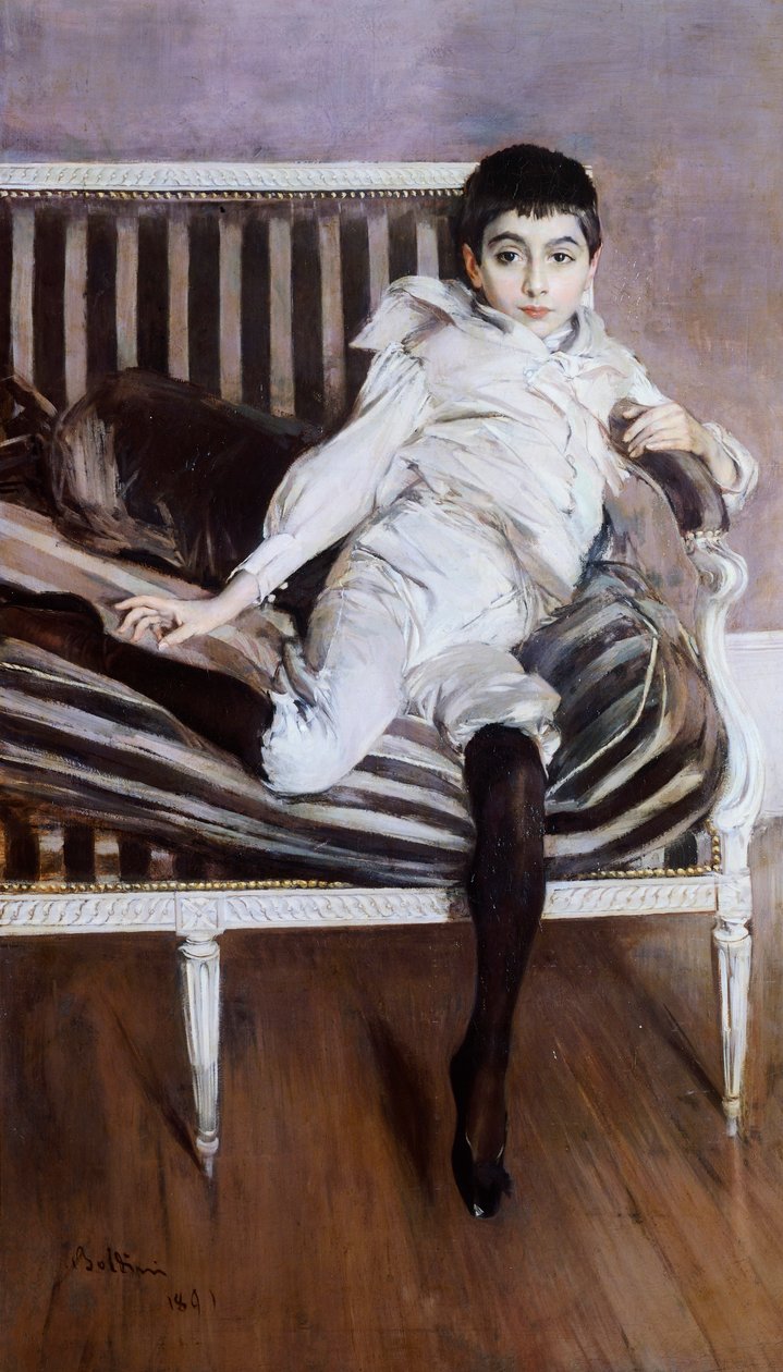 La Petite Subercaseuse par Giovanni Boldini (1842-1931) - Giovanni Boldini
