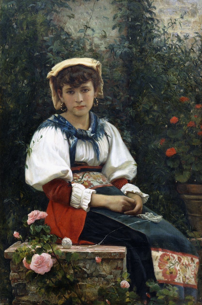 Une beauté toscane, 1874 - Giovanni Costa